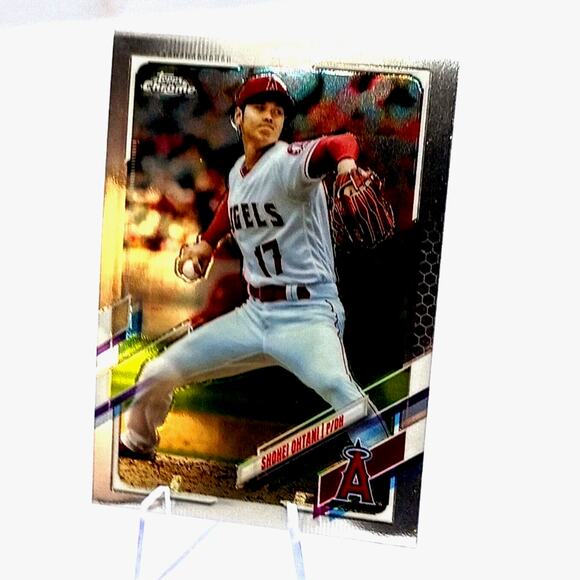 2021 Topps Chrome - Shohei Ohtani Los Angeles Angels #159 - Picture 2 of 11